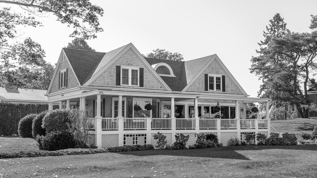 A single-family rental home of the kind underwritten on a DSCR loan, where the insurance premium sits inside the PITIA calculation