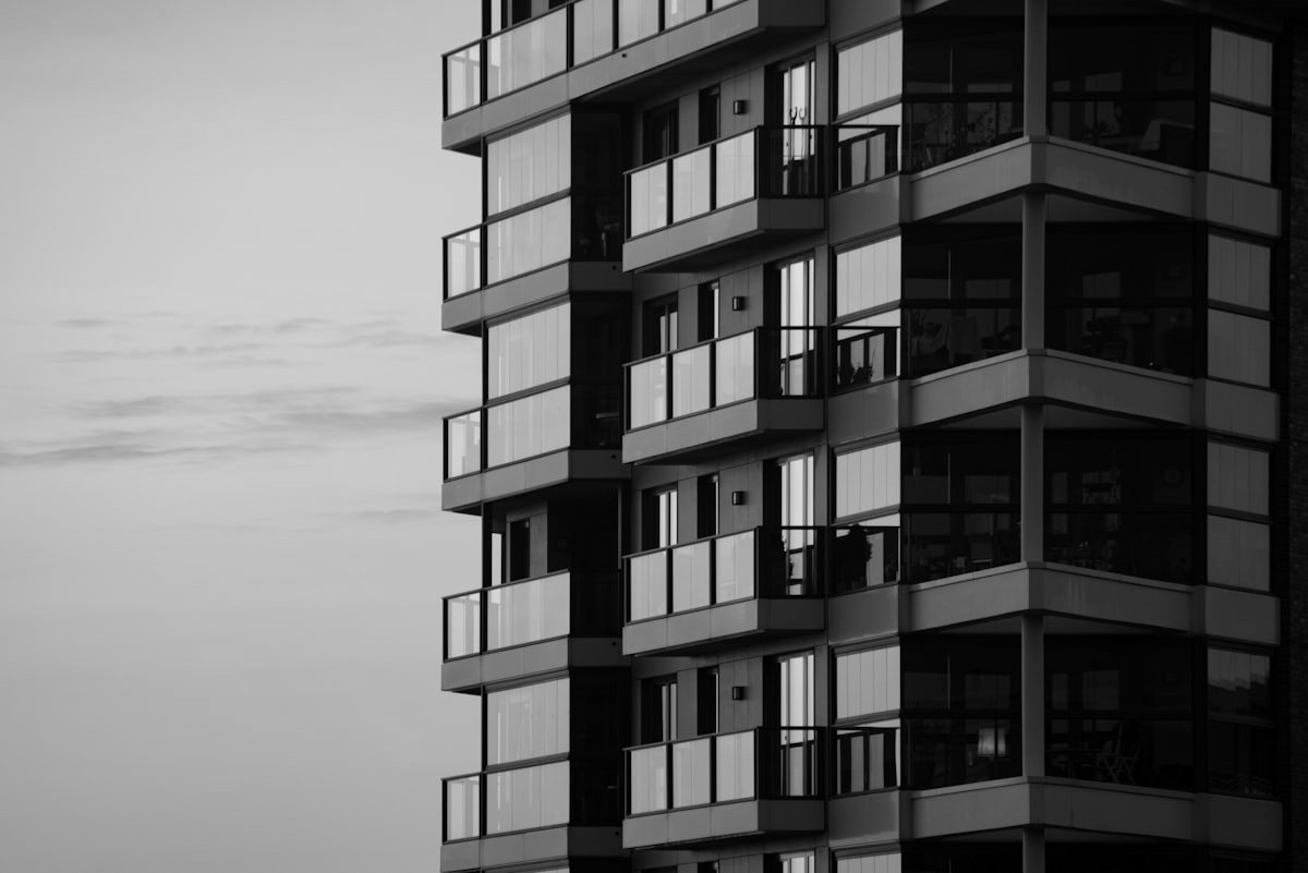Multifamily investment property of the kind a DSCR document file is assembled for